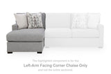 UrbanCrest Pewter Left-Arm Facing Corner Chaise from Ashley - Luna Furniture