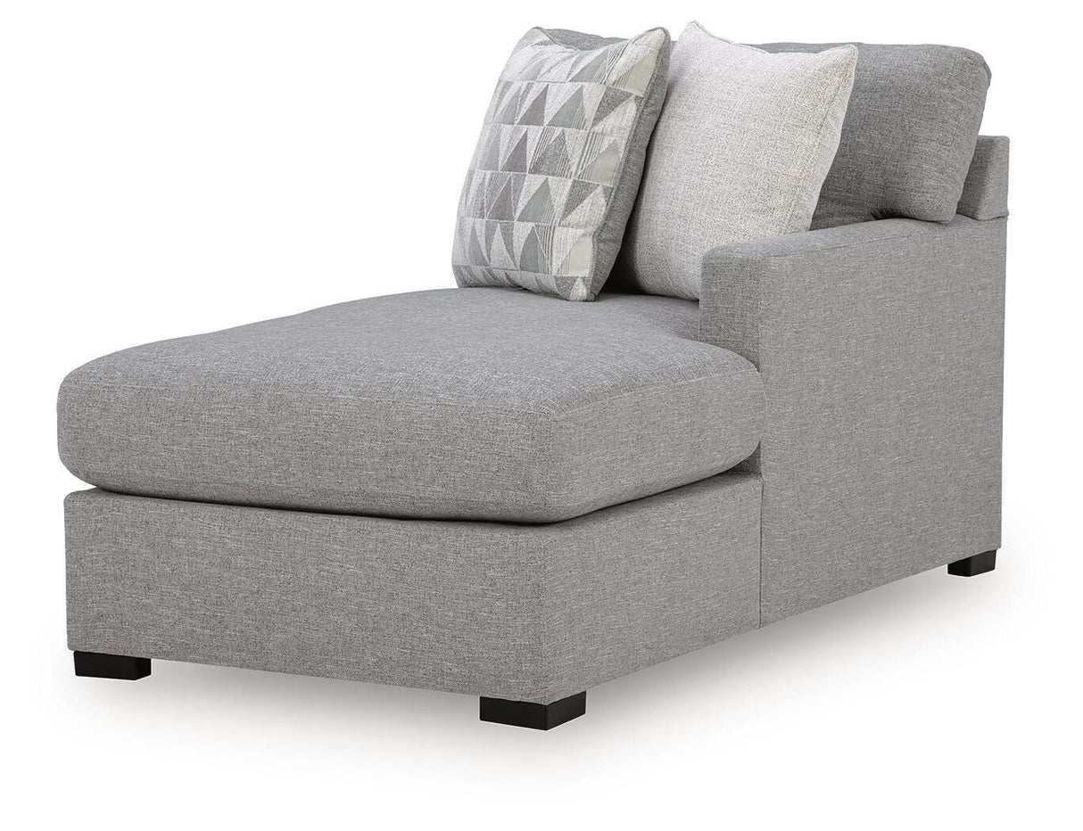 UrbanCrest Pewter Right-Arm Facing Corner Chaise from Ashley - Luna Furniture