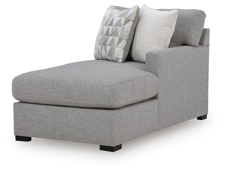 UrbanCrest Pewter Right-Arm Facing Corner Chaise from Ashley - Luna Furniture