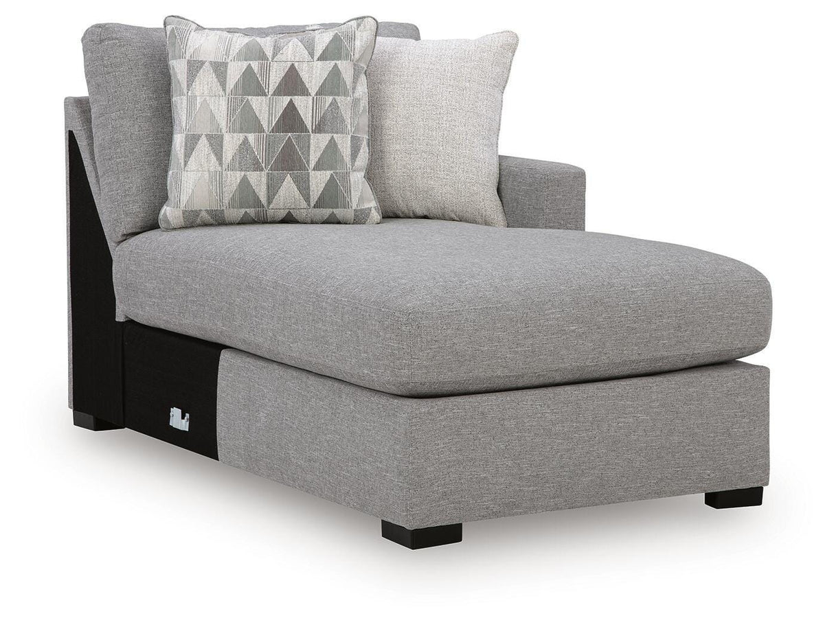 UrbanCrest Pewter Right-Arm Facing Corner Chaise from Ashley - Luna Furniture