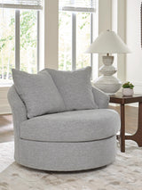 UrbanCrest Pewter Swivel Accent Chair from Ashley - Luna Furniture
