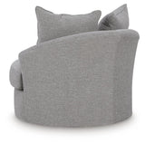 UrbanCrest Pewter Swivel Accent Chair from Ashley - Luna Furniture