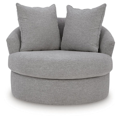 UrbanCrest Pewter Swivel Accent Chair from Ashley - Luna Furniture