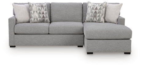 UrbanCrest Pewter 2-Piece Sleeper Sectional with Chaise from Ashley - Luna Furniture