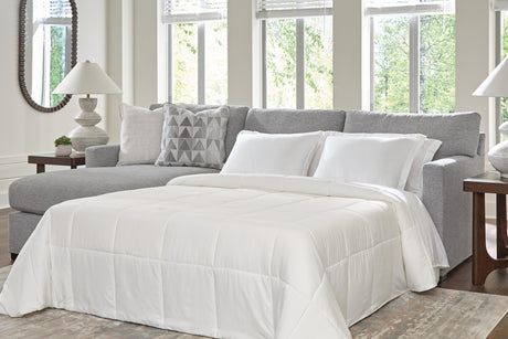 UrbanCrest Pewter 2-Piece Sleeper Sectional with Chaise from Ashley - Luna Furniture