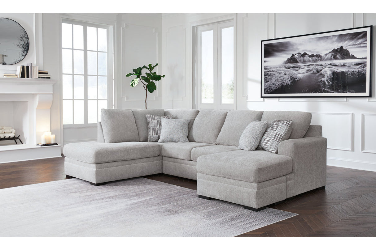 Gabyleigh Nickel 2-Piece Sectional with Chaise from Ashley - Luna Furniture