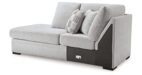 Gabyleigh Nickel Left-Arm Facing Corner Chaise from Ashley Furniture - Luna Furniture