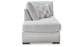 Gabyleigh Nickel Left-Arm Facing Corner Chaise from Ashley Furniture - Luna Furniture