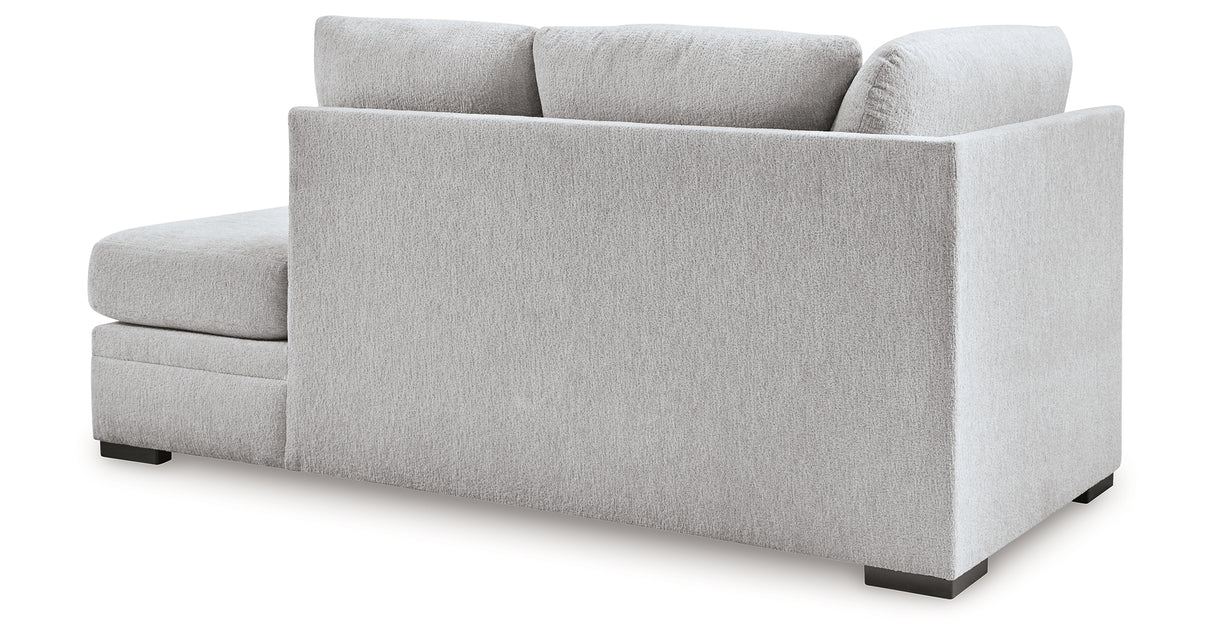 Gabyleigh Nickel Right-Arm Facing Corner Chaise from Ashley Furniture - Luna Furniture