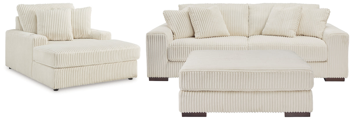 Lindyn 2-Piece Sectional, Chaise and Oversized Ottoman from Ashley Furniture - Luna Furniture