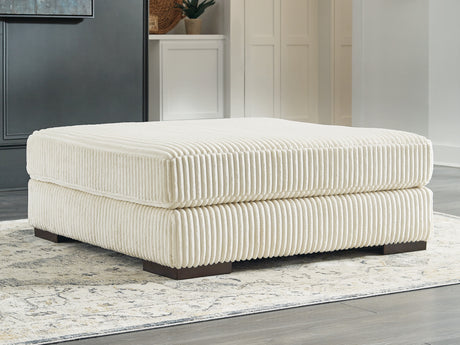Lindyn Ivory Oversized Accent Ottoman from Ashley - Luna Furniture