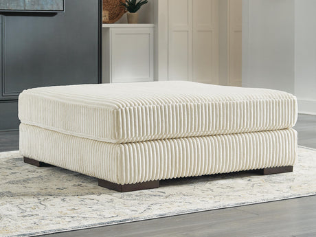 Lindyn Ivory Oversized Accent Ottoman from Ashley Furniture - Luna Furniture