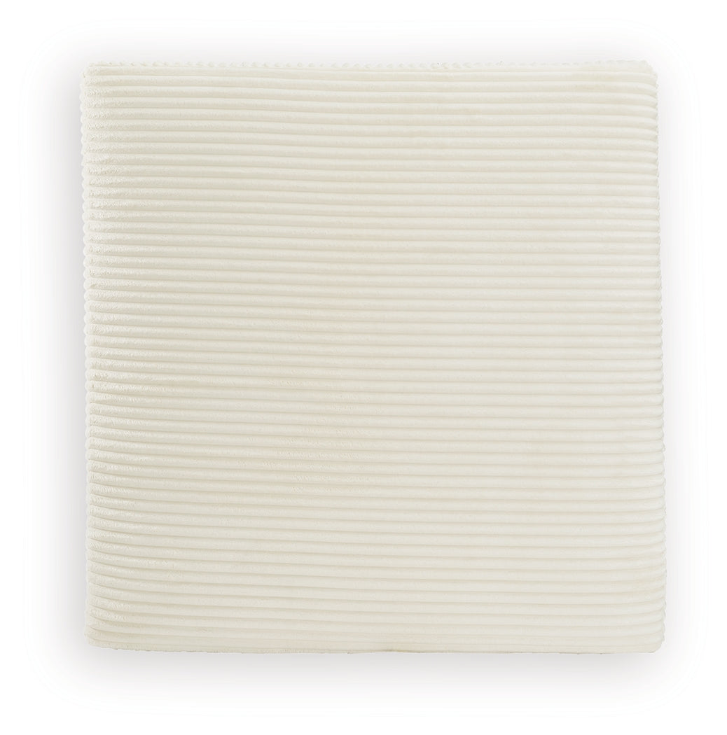 Lindyn Ivory Oversized Accent Ottoman from Ashley Furniture - Luna Furniture