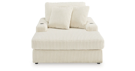 Lindyn Ivory Chaise from Ashley - Luna Furniture