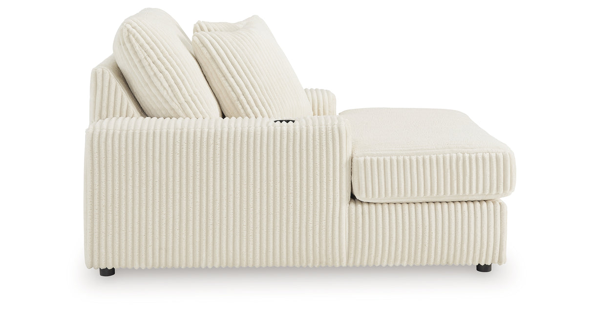 Lindyn Ivory Chaise from Ashley Furniture - Luna Furniture