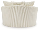 Lindyn Ivory Oversized Swivel Accent Chair from Ashley Furniture - Luna Furniture