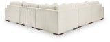 Lindyn Ivory 5-Piece RAF Chaise Sectional from Ashley Furniture - Luna Furniture