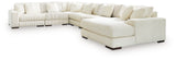 Lindyn Ivory 6-Piece Sectional with Chaise and Ottoman from Ashley - Luna Furniture