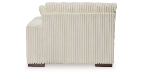 Lindyn Ivory Right-Arm Facing Corner Chair from Ashley - Luna Furniture