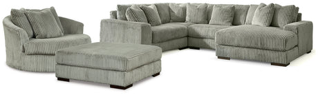 Lindyn 4-Piece Sectional, Chair and Ottoman from Ashley Furniture - Luna Furniture