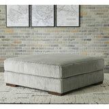 Lindyn Fog Oversized Accent Ottoman from Ashley - Luna Furniture