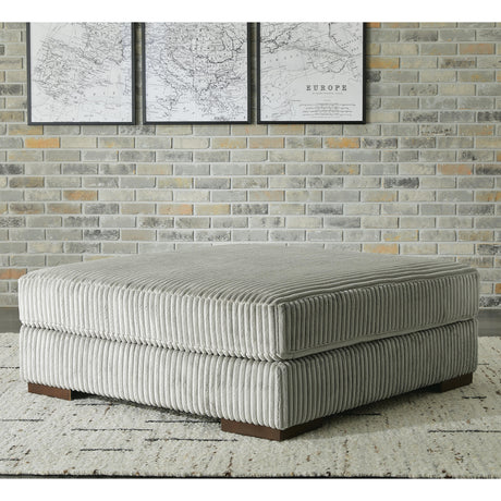 Lindyn Fog Oversized Accent Ottoman from Ashley - Luna Furniture