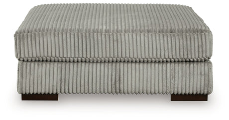 Lindyn Fog 2-Piece Sectional with Ottoman from Ashley Furniture - Luna Furniture