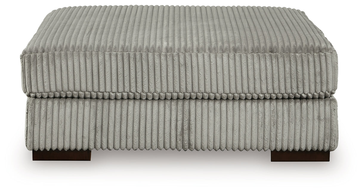 Lindyn Fog 5-Piece Sectional and Ottoman from Ashley Furniture - Luna Furniture