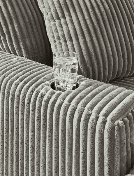 Lindyn Fog Chaise from Ashley - Luna Furniture