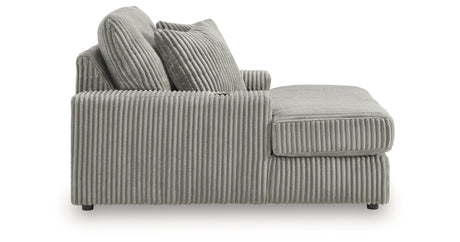 Lindyn Fog Chaise from Ashley - Luna Furniture