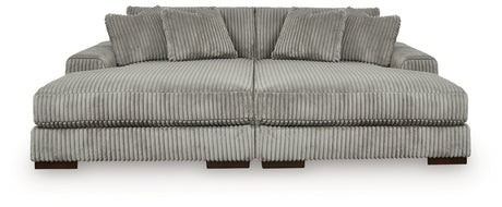 Lindyn Fog 2-Piece Super Chaise from Ashley Furniture - Luna Furniture