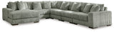 Lindyn Fog 6-Piece Sectional with Chaise from Ashley Furniture - Luna Furniture