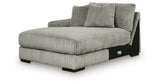 Lindyn Fog 3-Piece Sectional with Double Chaise from Ashley Furniture - Luna Furniture