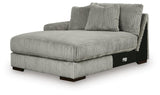 Lindyn Fog 3-Piece Sectional with Double Chaise from Ashley Furniture - Luna Furniture
