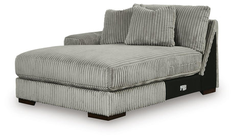 Lindyn Fog 3-Piece Sectional with Double Chaise from Ashley Furniture - Luna Furniture