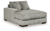 Lindyn Fog 5-Piece Sectional with Ottoman from Ashley - Luna Furniture