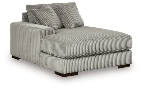 Lindyn Fog 5-Piece Sectional with Ottoman from Ashley Furniture - Luna Furniture