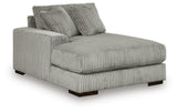 Lindyn Fog 4-Piece Sectional with Double Chaise from Ashley - Luna Furniture