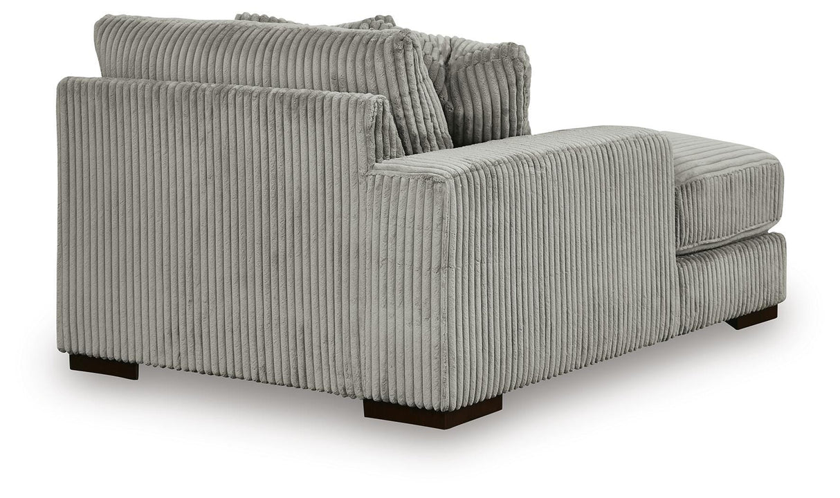 Lindyn Fog 4-Piece Sectional with Double Chaise from Ashley - Luna Furniture