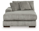Lindyn Fog Left-Arm Facing Corner Chaise from Ashley - Luna Furniture