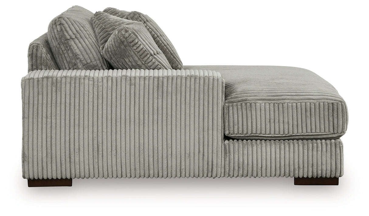 Lindyn Fog 5-Piece Sectional with Ottoman from Ashley - Luna Furniture