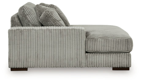 Lindyn Fog 5-Piece Sectional with Ottoman from Ashley Furniture - Luna Furniture