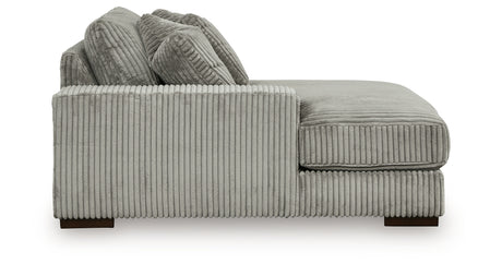 Lindyn Fog Left-Arm Facing Corner Chaise from Ashley Furniture - Luna Furniture