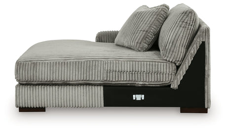 Lindyn Fog 5-Piece Sectional with Ottoman from Ashley Furniture - Luna Furniture