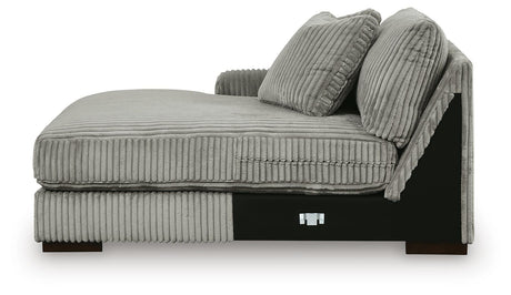 Lindyn Fog Left-Arm Facing Corner Chaise from Ashley Furniture - Luna Furniture
