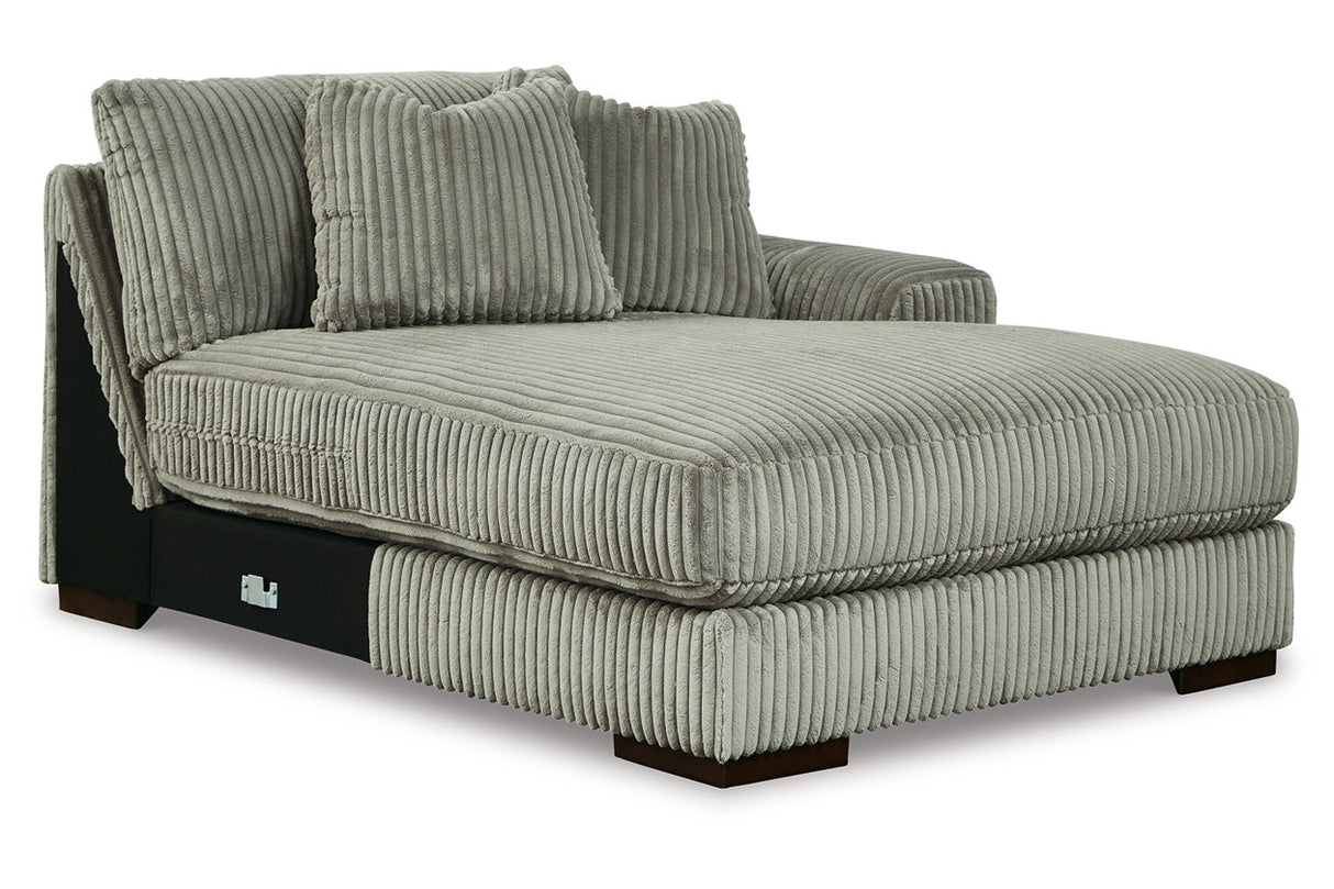 Lindyn Fog 3-Piece Sectional and Chair from Ashley - Luna Furniture