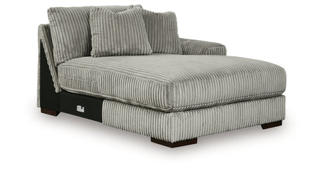Lindyn 4-Piece Sectional with Chaise and Oversized Accent Ottoman from Ashley - Luna Furniture
