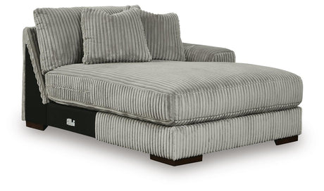 Lindyn Fog 3-Piece Sectional and Chair from Ashley - Luna Furniture