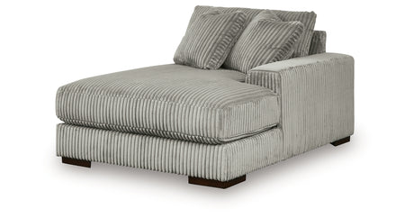 Lindyn Fog 3-Piece Sectional and Chair from Ashley - Luna Furniture