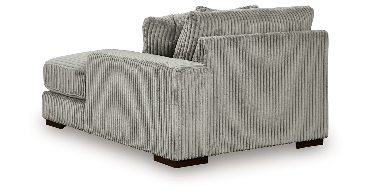 Lindyn Fog 5-Piece Sectional with Ottoman from Ashley Furniture - Luna Furniture